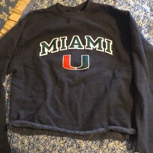 university of miami sweatshirt